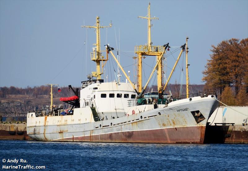 irtysh (Fish Carrier) - IMO 8724420, MMSI 273875400, Call Sign UGCQ under the flag of Russia