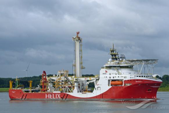 siem helix 1 ns-51 (Well Stimulation Vessel) - IMO 9733454, MMSI 311000363, Call Sign C6BT9 under the flag of Bahamas