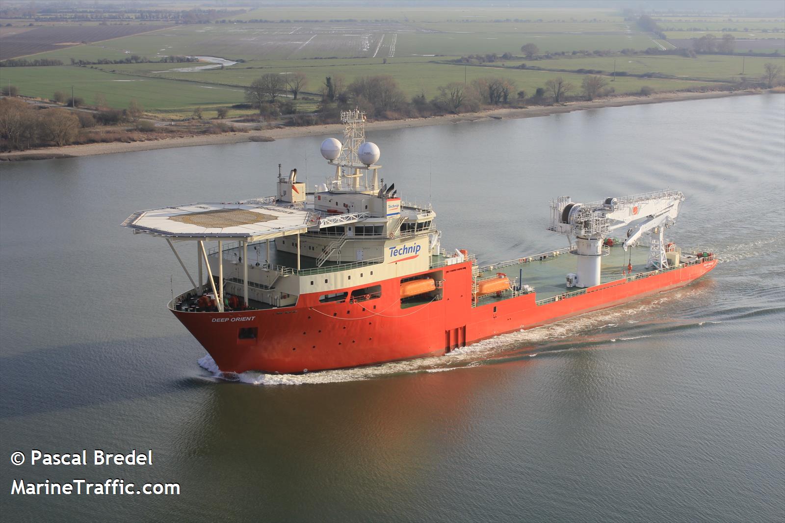 deep orient (Offshore Support Vessel) - IMO 9644330, MMSI 311001001, Call Sign C6EU2 under the flag of Bahamas