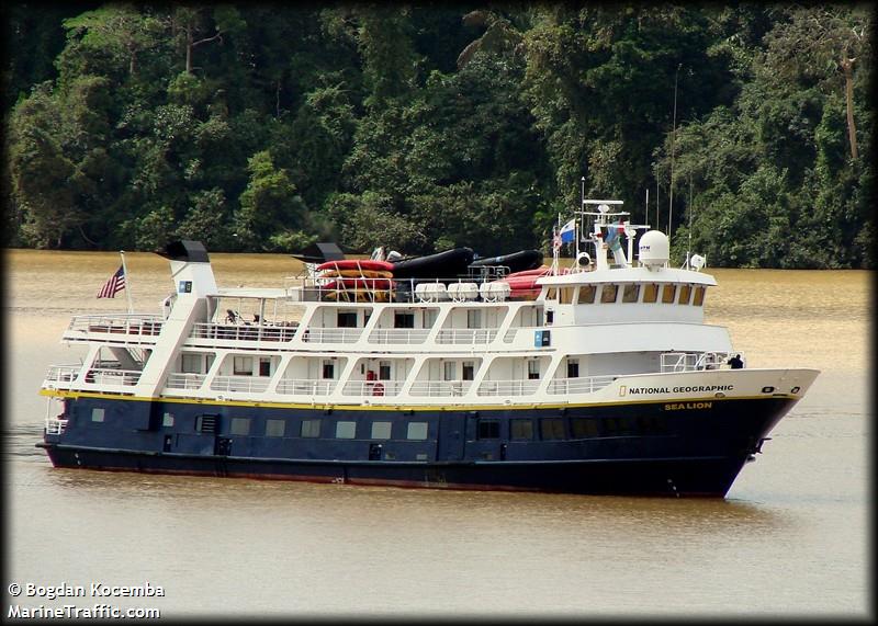 nat geo sea lion (Passenger (Cruise) Ship) - IMO 8966456, MMSI 366396000, Call Sign WUR9646 under the flag of United States (USA)