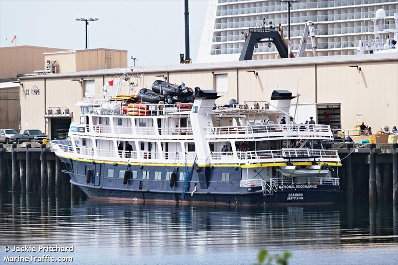 natgeo seabird (Passenger (Cruise) Ship) - IMO 8966444, MMSI 366892350, Call Sign WAK8004 under the flag of United States (USA)