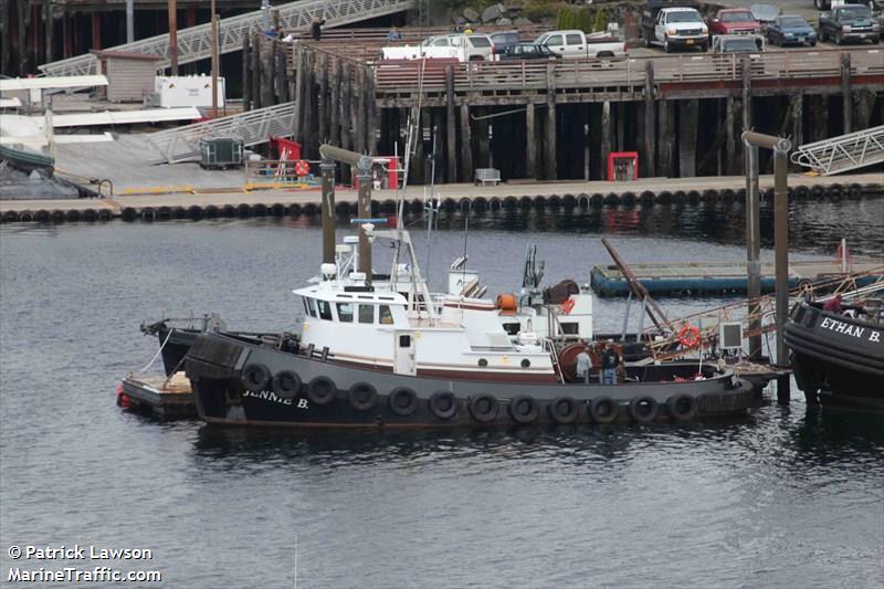 jennie b (Tug) - IMO 8851493, MMSI 367350750, Call Sign WRG2437 under the flag of United States (USA)