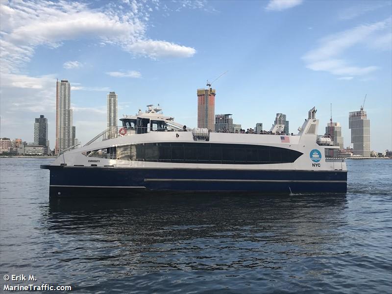 curiosity (Passenger ship) - IMO , MMSI 368135270, Call Sign WDL4831 under the flag of United States (USA)