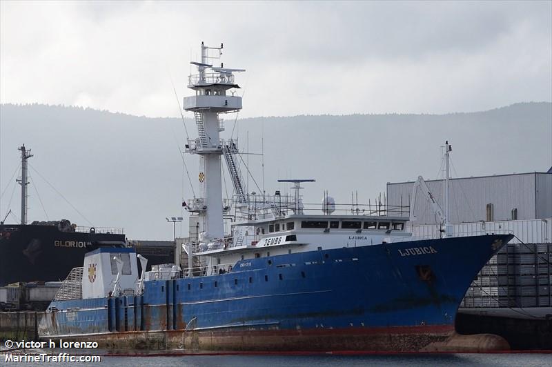 ljubica (Fishing Vessel) - IMO 9681584, MMSI 371106000, Call Sign 3EMB6 under the flag of Panama