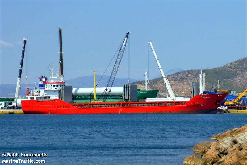fahriye k (General Cargo Ship) - IMO 9387126, MMSI 371577000, Call Sign 3EVU4 under the flag of Panama