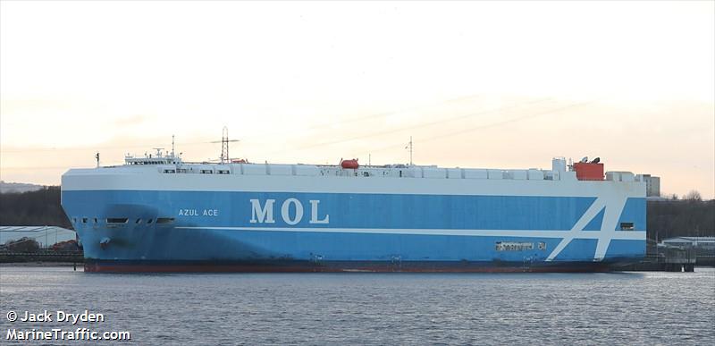 azul ace (Vehicles Carrier) - IMO 9889100, MMSI 372424000, Call Sign HPGP under the flag of Panama