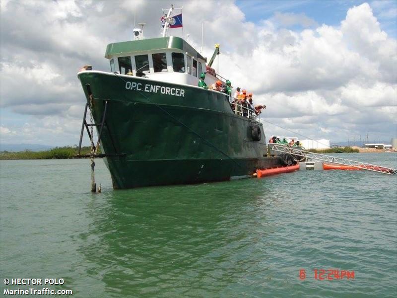 o.p.c enforcer (Tanker) - IMO , MMSI 372662000, Call Sign HO-2624 under the flag of Panama