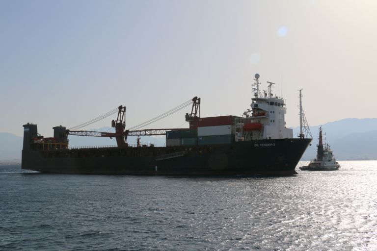 oil tender 2 (Ro-Ro Cargo Ship) - IMO 9198238, MMSI 376035000, Call Sign J8B4711 under the flag of St Vincent & Grenadines