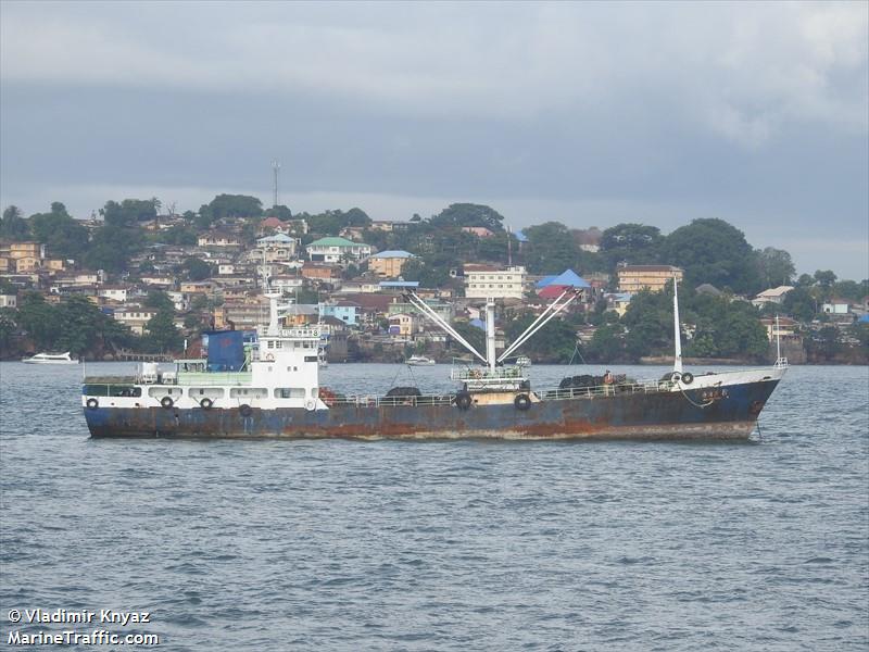 zhou yu leng 8 (Refrigerated Cargo Ship) - IMO 8887997, MMSI 412400780, Call Sign BKWD under the flag of China