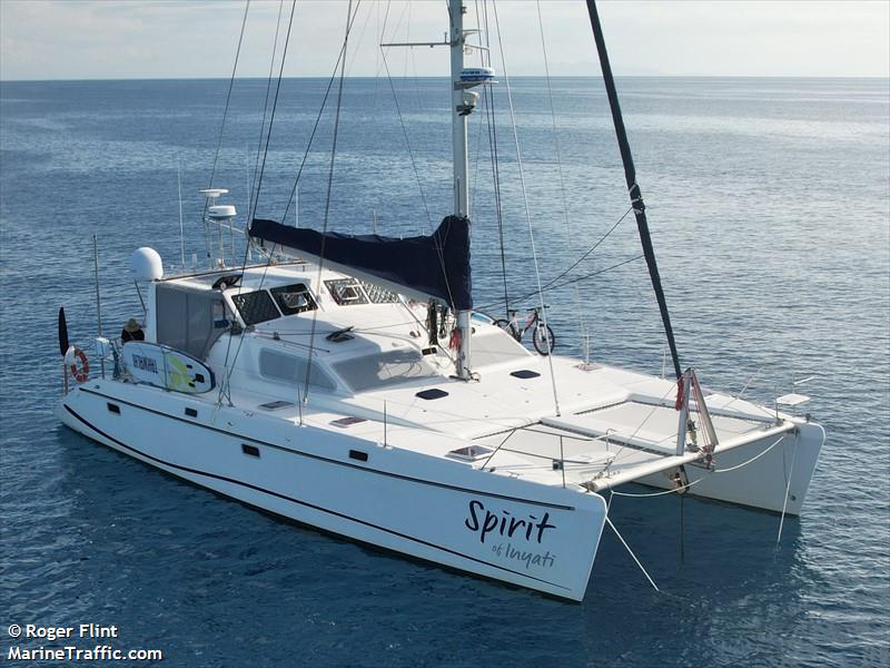 spirit of inyati (Sailing vessel) - IMO , MMSI 503111770, Call Sign VNZ3110 under the flag of Australia