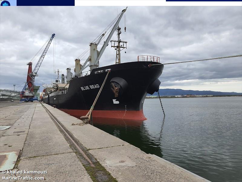 blue bead (General Cargo Ship) - IMO 9171113, MMSI 511100455, Call Sign T8A3604 under the flag of Palau