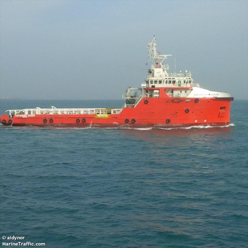catherine queen (Offshore Tug/Supply Ship) - IMO 9710361, MMSI 525023308, Call Sign PLIM under the flag of Indonesia