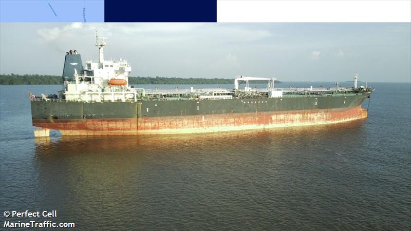 bachata (Crude Oil Tanker) - IMO 9423906, MMSI 538009410, Call Sign V7A4698 under the flag of Marshall Islands