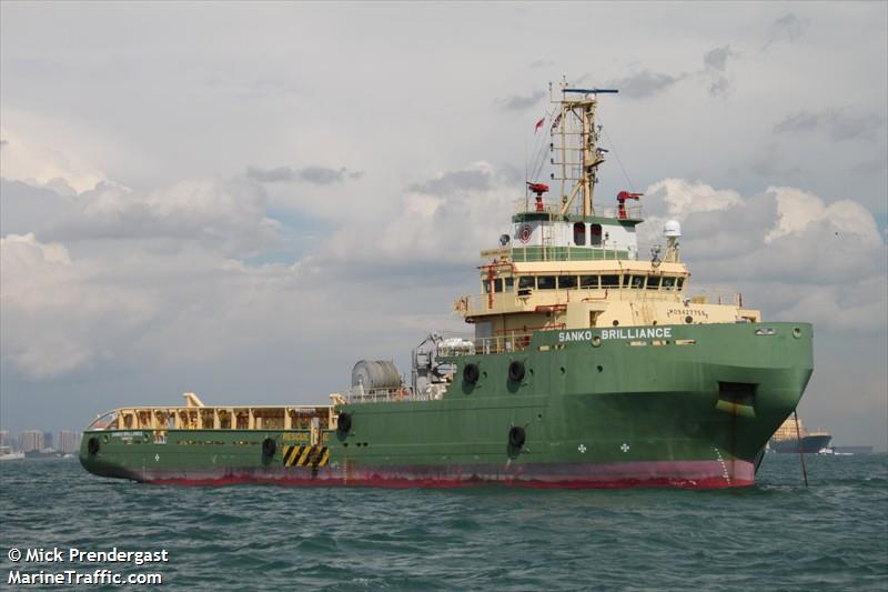 hermit brilliance (Offshore Tug/Supply Ship) - IMO 9427756, MMSI 636014266, Call Sign A8SP7 under the flag of Liberia