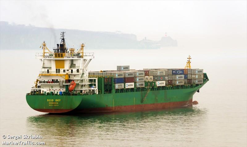 scio sky (Container Ship) - IMO 9232773, MMSI 636018204, Call Sign A8HE4 under the flag of Liberia