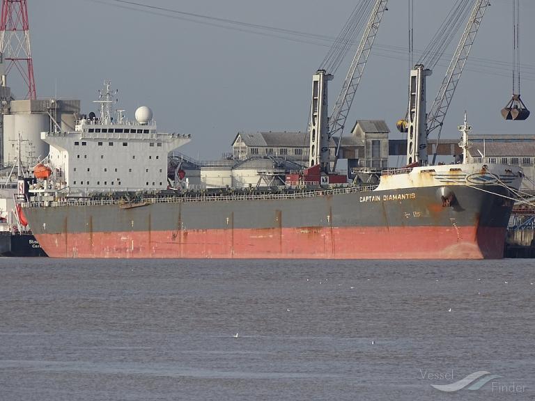 captain diamantis (Bulk Carrier) - IMO 9212242, MMSI 636020329, Call Sign D5YS5 under the flag of Liberia