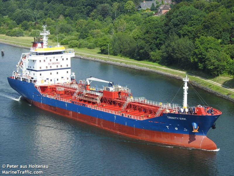 trinity erk (Chemical/Oil Products Tanker) - IMO 9510591, MMSI 636020734, Call Sign 5LAL3 under the flag of Liberia