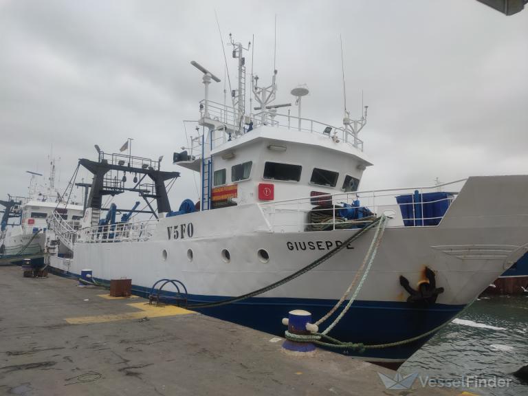 giuseppe (Fishing Vessel) - IMO 9263447, MMSI 659415000, Call Sign V5FO under the flag of Namibia
