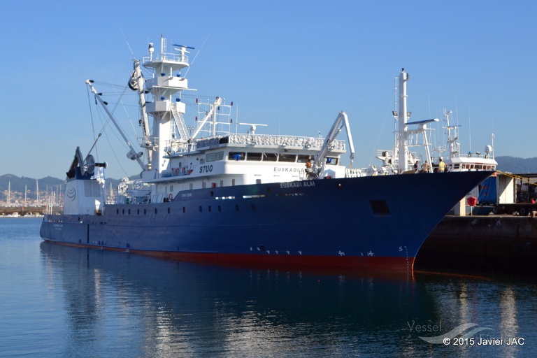 euskadi alai (Fishing Vessel) - IMO 9733480, MMSI 664578000, Call Sign S7UO under the flag of Seychelles