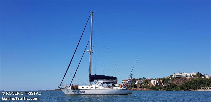 free wind (Sailing vessel) - IMO , MMSI 710002758, Call Sign PP8698 under the flag of Brazil