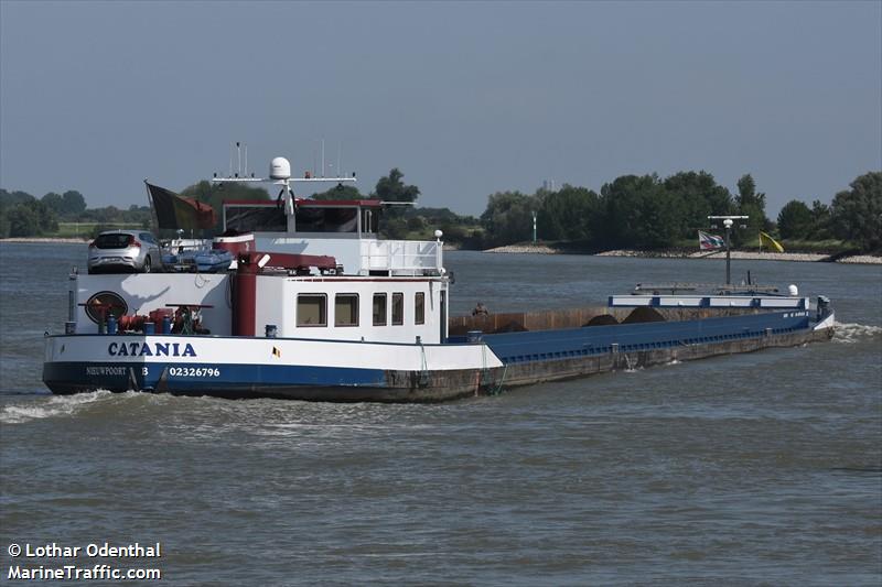 catania (Cargo ship) - IMO , MMSI 205263790, Call Sign OT4401 under the flag of Belgium