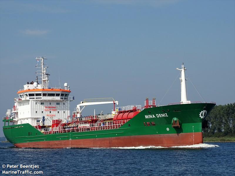 mina deniz (Chemical/Oil Products Tanker) - IMO 9835032, MMSI 215086000, Call Sign 9HA4952 under the flag of Malta