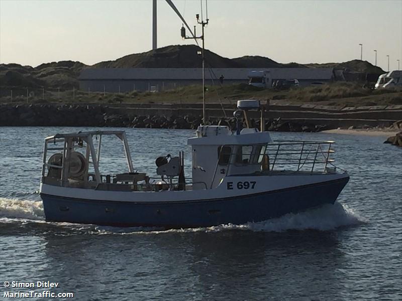 e697 nanna-kathrine (Fishing vessel) - IMO , MMSI 219017784, Call Sign XPA5890 under the flag of Denmark