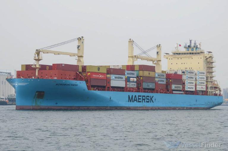 nordborg maersk (Container Ship) - IMO 9885142, MMSI 219027760, Call Sign OYJB2 under the flag of Denmark