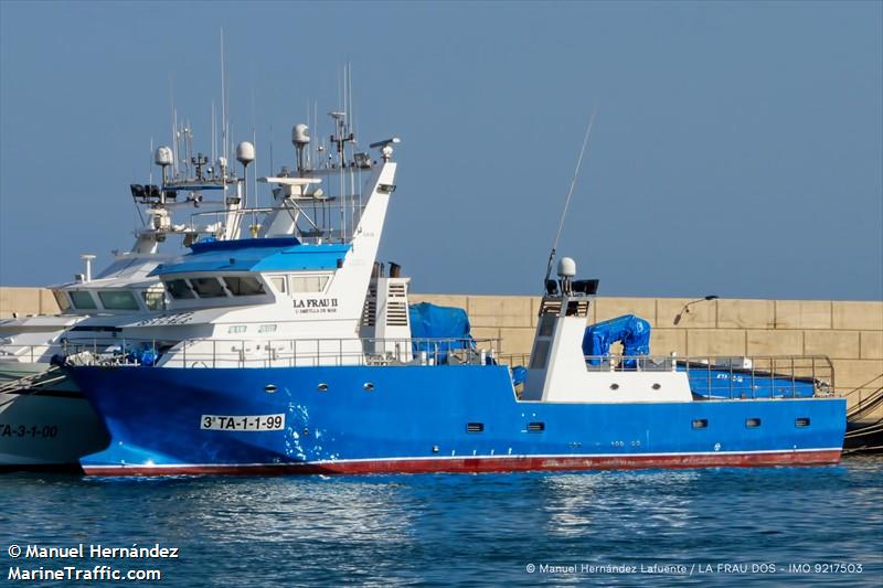 la frau dos (Fishing vessel) - IMO , MMSI 224007230, Call Sign EATR under the flag of Spain