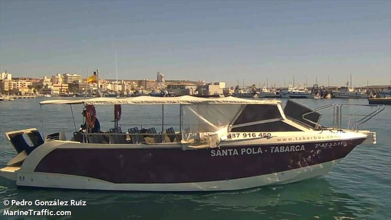 tabarbus uno (Passenger ship) - IMO , MMSI 225929970 under the flag of Spain