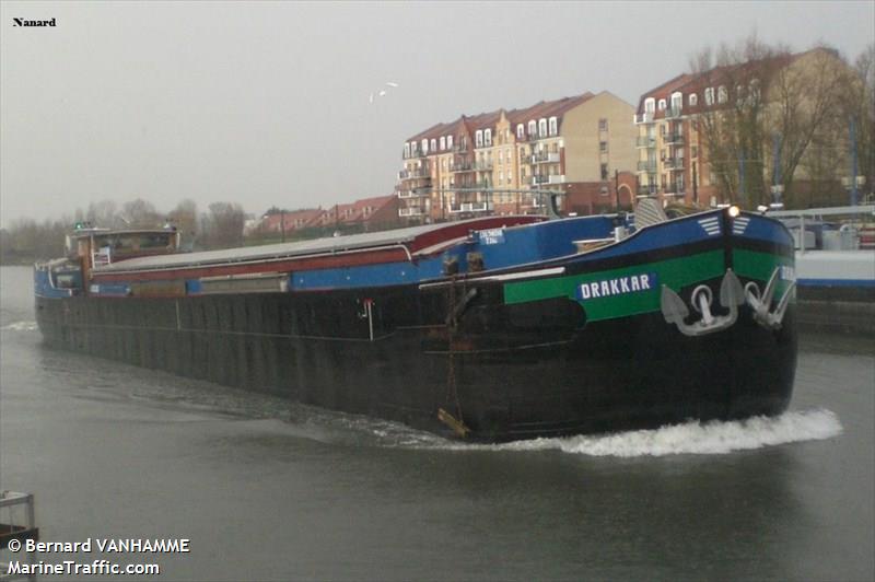 drakkar (Cargo ship) - IMO , MMSI 226002180, Call Sign  FM3062 under the flag of France