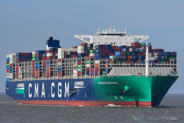 cma cgm sorbonne (Container Ship) - IMO 9839210, MMSI 228038360, Call Sign FMPF under the flag of France