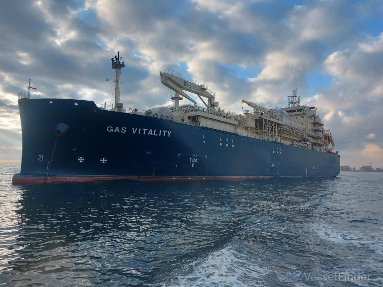 gas vitality (Bunkering Tanker) - IMO 9909285, MMSI 228403600, Call Sign FM0M under the flag of France