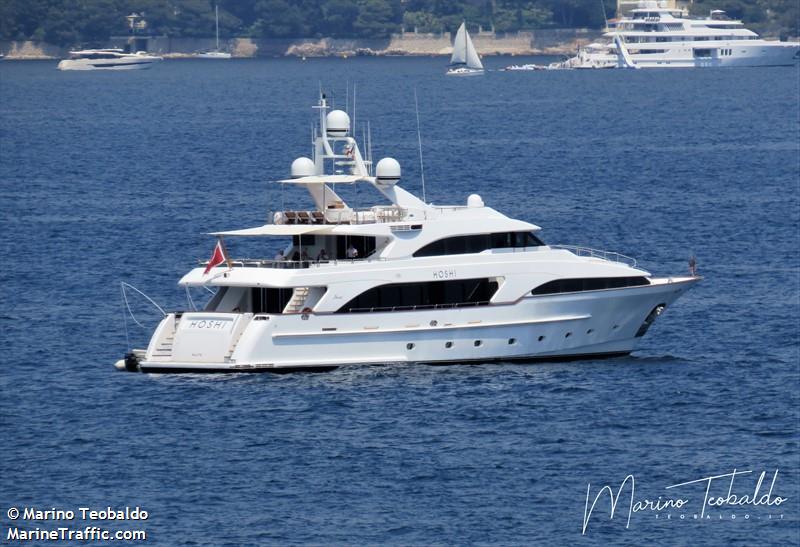 my hoshi (Pleasure craft) - IMO , MMSI 229707000, Call Sign 9HB3639 under the flag of Malta