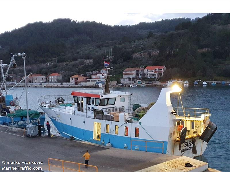 sika (Fishing Vessel) - IMO 9883209, MMSI 238261040, Call Sign 9A4860 under the flag of Croatia