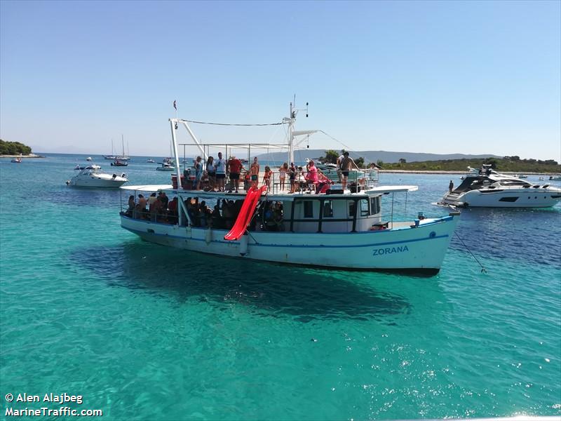zorana (Fishing vessel) - IMO , MMSI 238900140, Call Sign 9AA6237 under the flag of Croatia