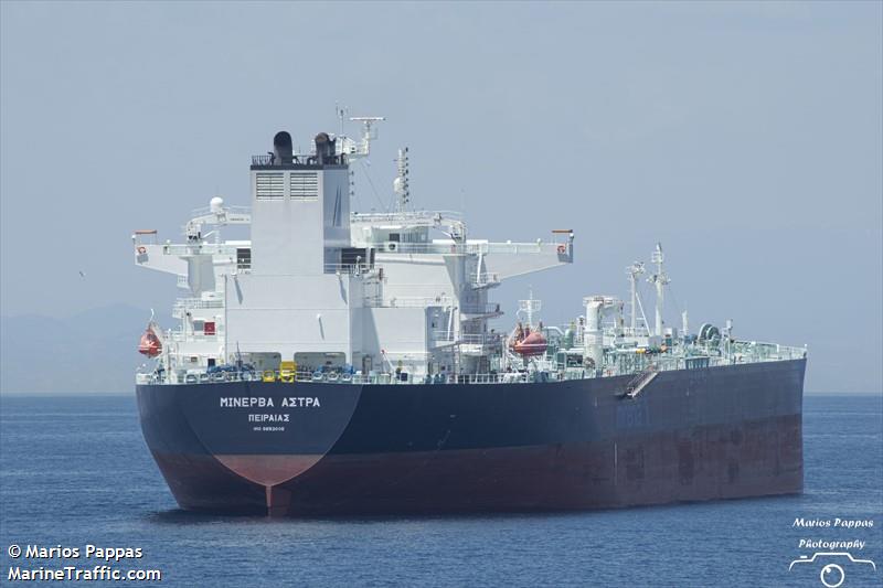 minerva astra (Crude Oil Tanker) - IMO 9893008, MMSI 241735000, Call Sign SVDJ9 under the flag of Greece