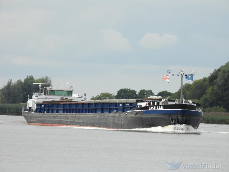 bastiaan (Cargo ship) - IMO , MMSI 244001862, Call Sign PB3662 under the flag of Netherlands