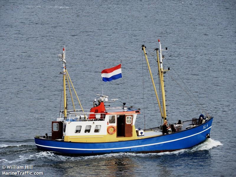sl6 gertine (Fishing vessel) - IMO , MMSI 244150783, Call Sign PA3059 under the flag of Netherlands