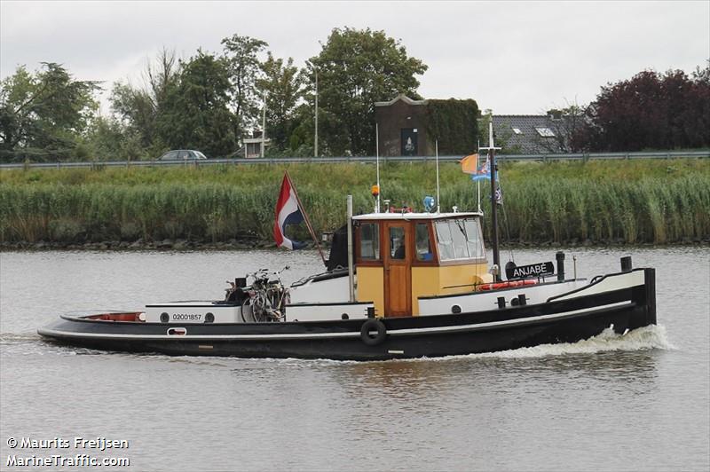 anjabe (Unknown) - IMO , MMSI 244260845, Call Sign PC4801 under the flag of Netherlands