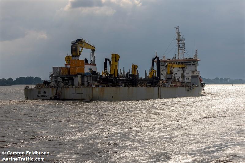 kaishuu (Hopper Dredger) - IMO 9226152, MMSI 253082000, Call Sign LXHK under the flag of Luxembourg