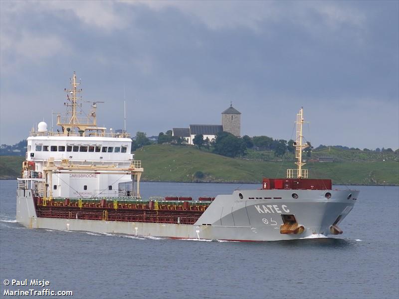 kate c (General Cargo Ship) - IMO 9523964, MMSI 255806309, Call Sign CQAY3 under the flag of Madeira