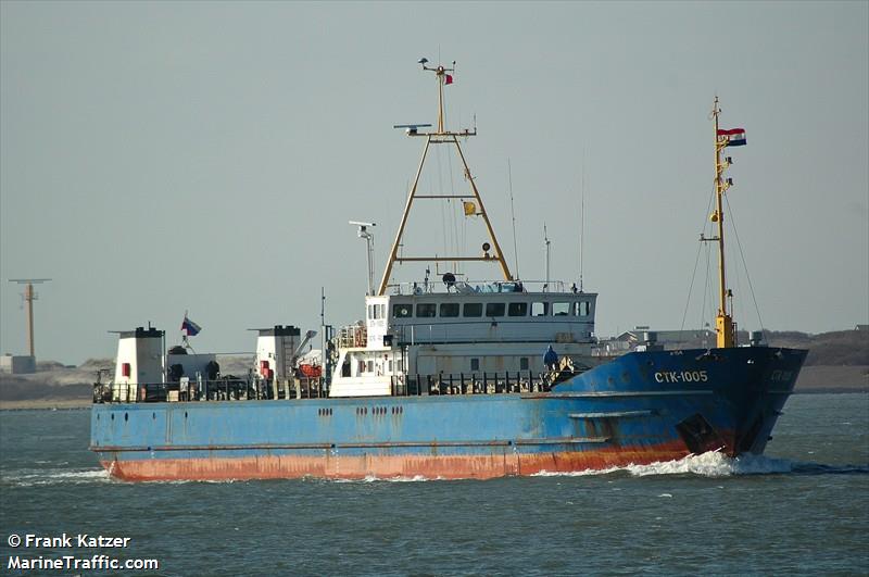 stk-1005 (General Cargo Ship) - IMO 8422620, MMSI 273363200, Call Sign UCYS under the flag of Russia