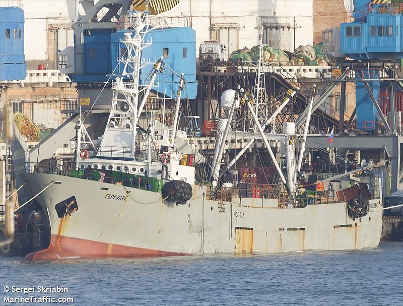 hercules (Fishing Vessel) - IMO 8703804, MMSI 273440440, Call Sign UACD under the flag of Russia