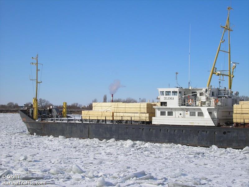 zelenga (General Cargo Ship) - IMO 8862856, MMSI 273446660, Call Sign  UDRP under the flag of Russia