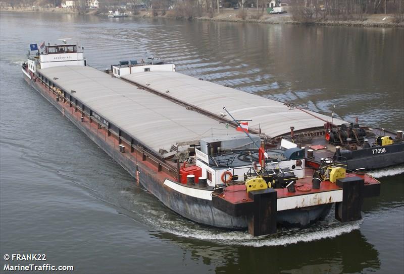 bezdan btl (Cargo ship) - IMO , MMSI 279202527, Call Sign YT2527 under the flag of Serbia