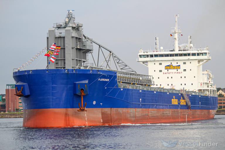 fjordnes (Self Discharging Bulk Carrier) - IMO 9880855, MMSI 304829000, Call Sign V2HF8 under the flag of Antigua & Barbuda