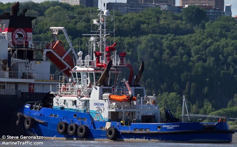 ocean tundra (Tug) - IMO 9645504, MMSI 316025785, Call Sign CFN6704 under the flag of Canada