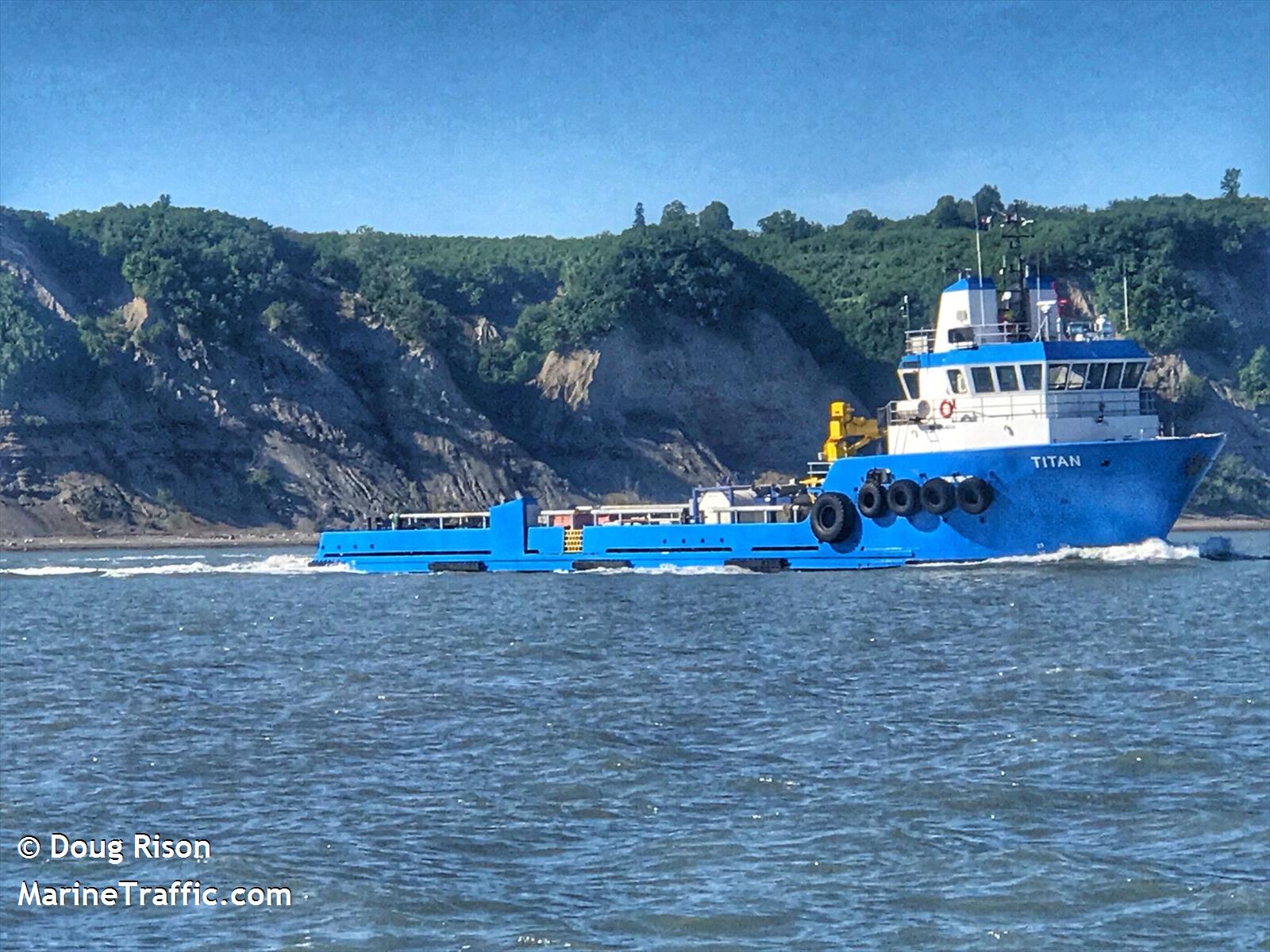 titan (Offshore Tug/Supply Ship) - IMO 8964604, MMSI 338792000, Call Sign WDH4910 under the flag of USA