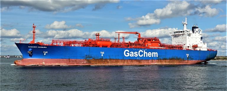green pioneer (LPG Tanker) - IMO 9471018, MMSI 357530000, Call Sign 3EBY2 under the flag of Panama